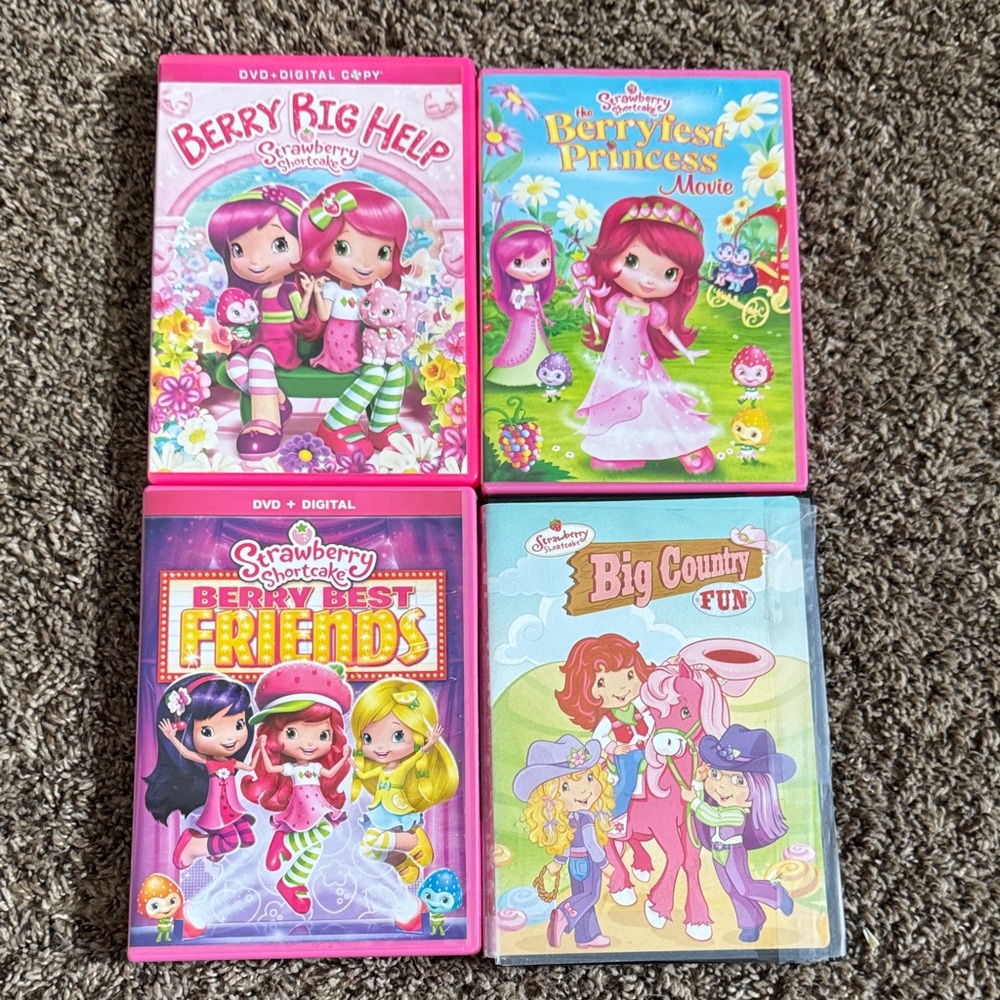 Strawberry Shortcake DVDs Episodes Kids Scrambler